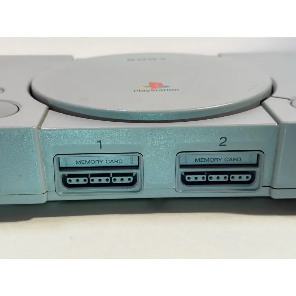 Sony PlayStation 1 (PS1) Console Bundle (OEM Controller, 6 Hit Games) TESTED
